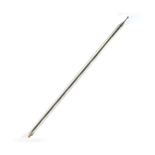 Bd7ibi 5.2m Antennepisk i rustfritt stål, trekkstang for HF-radio, positiv V-antenne, GP-antenne, DIY M1