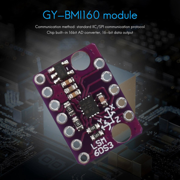 2 stk./sæt Bmi160 Seneste Accelerometer Gyroskop Modul 6 Dof Inertial Målesensorer