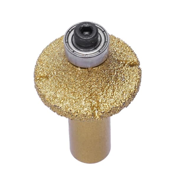 Marmor 31 mm Dia Bullnose Diamantprofil Hjul Fræserbit