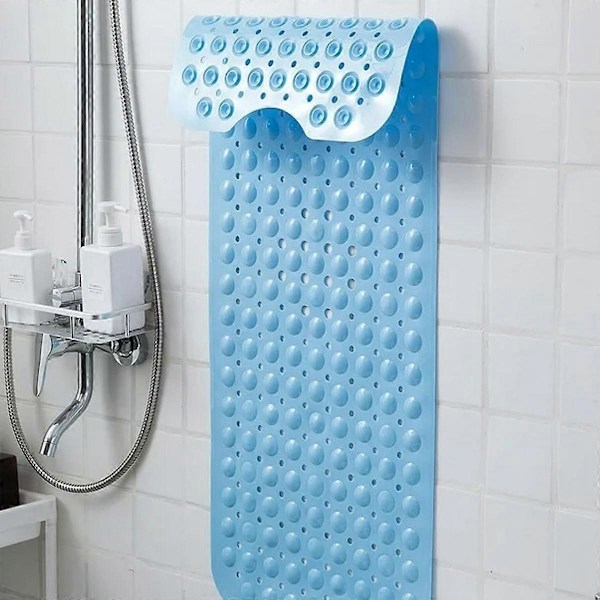 Badekar Måtte, 100 x 40 cm, Maskinvaskbar, Klar Blå