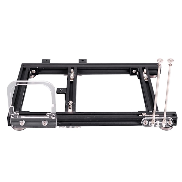 Aluminiumslegering ITX PC Kabinet Chassis til DIY Køling (Sort S)
