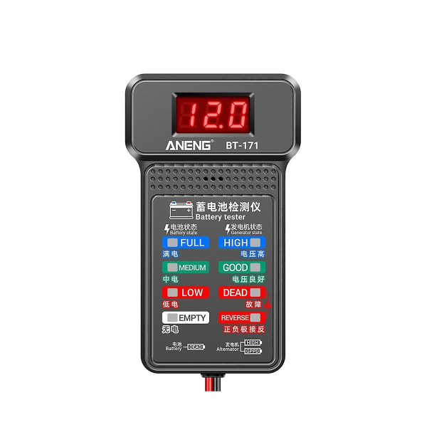 ANENG Batteritestværktøj BT-171 Bildiagnostiske Værktøjer 12V Batterianalysator