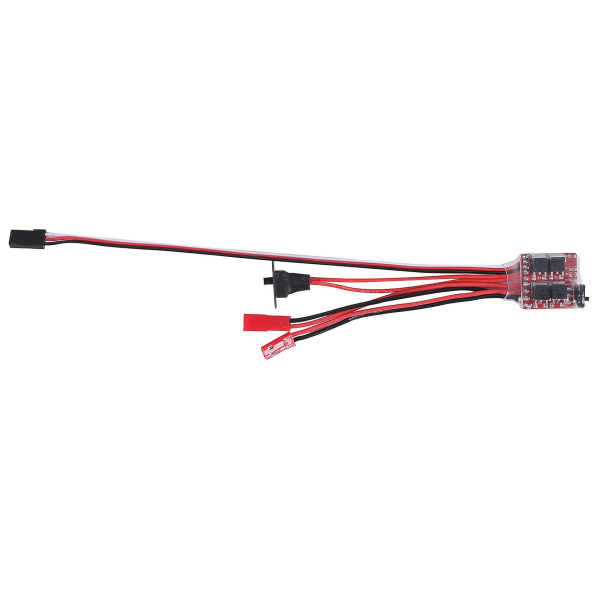 20A Bustophedon Esc Brushed Hastighetsregulator For Rc Bil Lastebil Båt