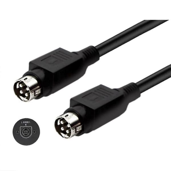 4-pin DIN han til han adapterkabel til R1700BTR1600TIII højttaler - Solid tilslutningsledning 2025