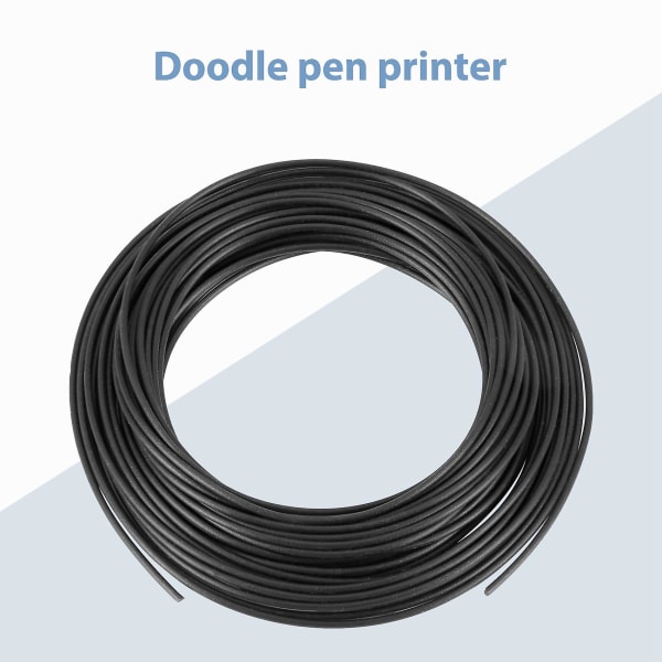 10M ABS 3D Printer Filament 1,75 mm til 3D Printer Pen Skitse - Sort