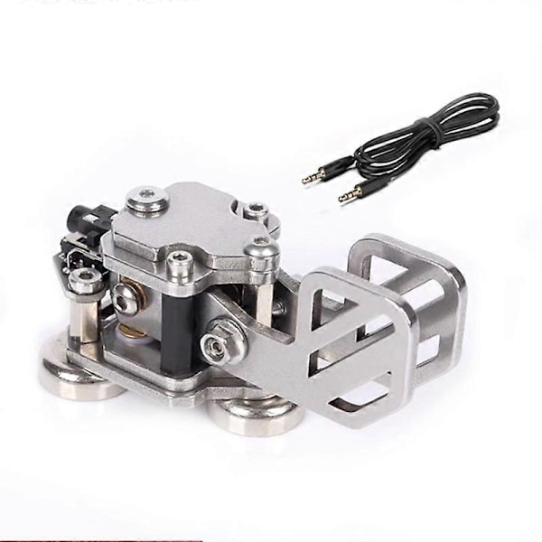 Mini CW Morse-nøgle Dobbelt Paddle Code Keyer i Aluminiumlegering til Øvelse Begynder CW Telegraf Kortbølgeradio