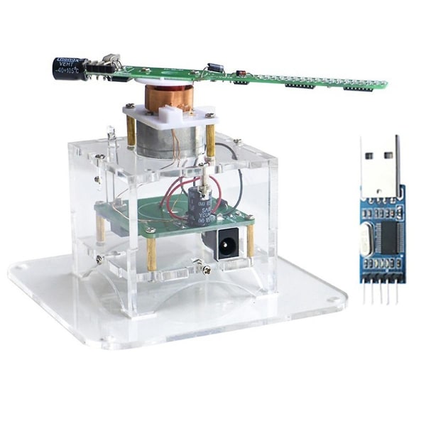 Flad Rotation LED Punktdisplay DIY Kit 51 Enkelt Chip Mikrocomputer Lodning DIY Elektroniske Dele,wit