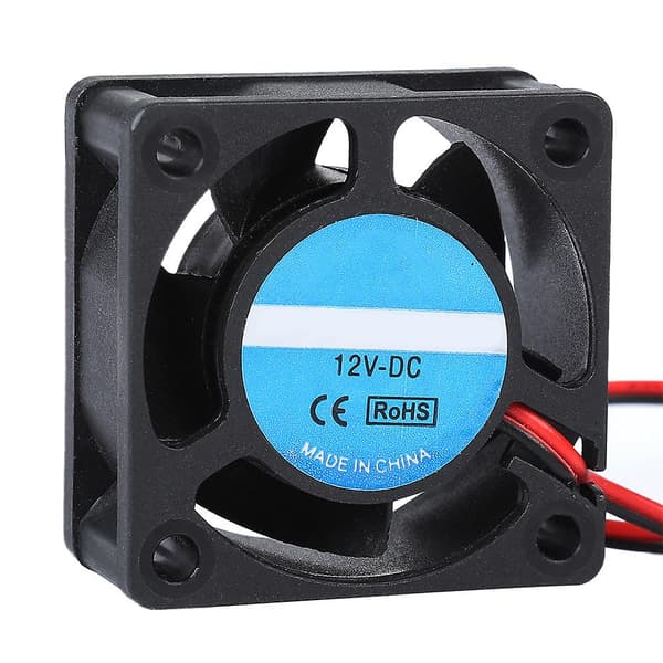 4020 DC 12V 0.15A Køleventilator til 3D Printer - Sort
