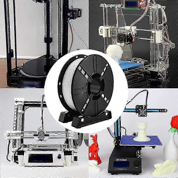 3D-skrivarfilament Spolhållare Justerbar PLA ABS Hållare 2 Stycken