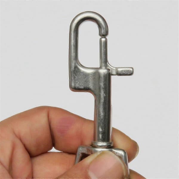 4 ST Bolt Snap Hook, Trigger Snaps Metallklämmor för Dykning, Hundkoppel