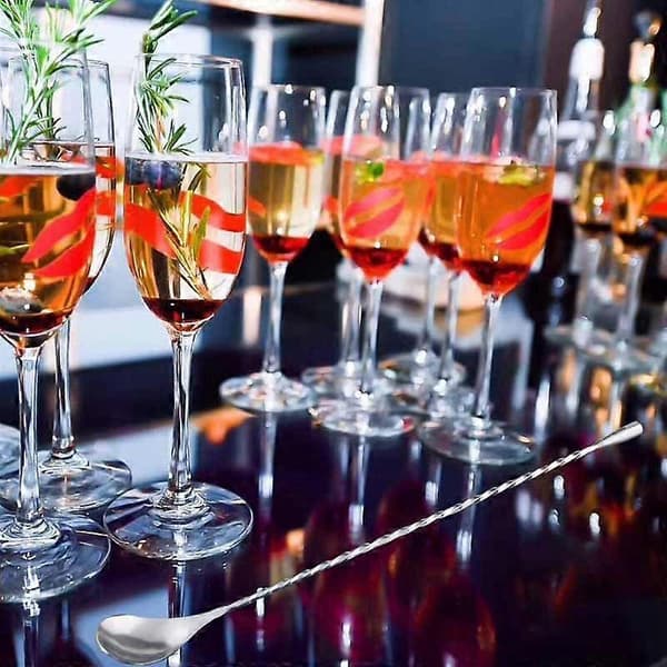 12\" Cocktail Ske i Rustfrit Stål    Lang Cocktail Ske i Rustfrit Stål    Lang