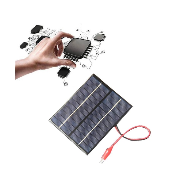 12v 2w solpanelsladdare Power Diy solcellsmodul batteri Vattentät för bil utomhusläger