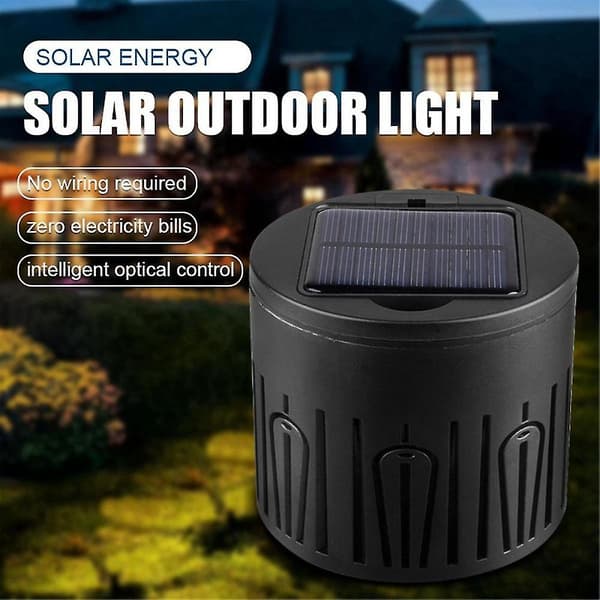 Solcellelamper for sti, 6 stk, solcellelamper for terrasse, solcellelamper for trapper, terrasser, sti, hage, trapper, gjerder