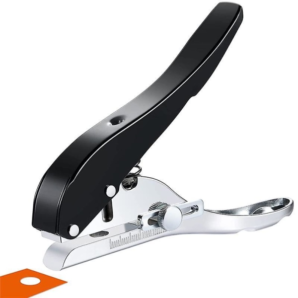 Hole Punch 5/16 Inch-8mm Single Hole Hole Punch, Heavy Duty Hole Punch Single, Portable Handheld Lo