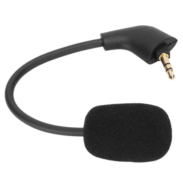 3,5 mm mikrofon med støjreduktion, erstatnings gamingmikrofon til Hyperx Cloud II Hurricane Tomahawk