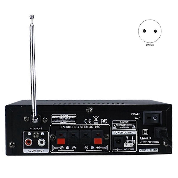 Forstærker Bt 298 Pro Hjemmebiograf Forstærker Karaoke Dual Channel Stereo Bluetooth 5.0 Maksimal 800W