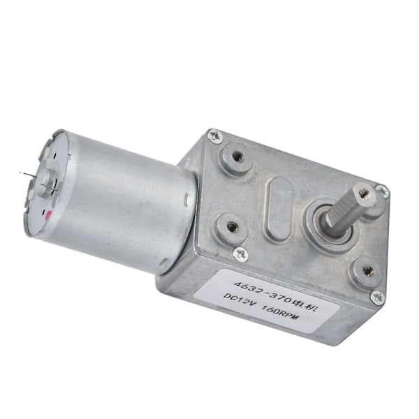 DC12V 160RPM Turbomoottori Kierukkavaihteinen Moottori Mikrovoimansiirtotarvikkeet 4632?370