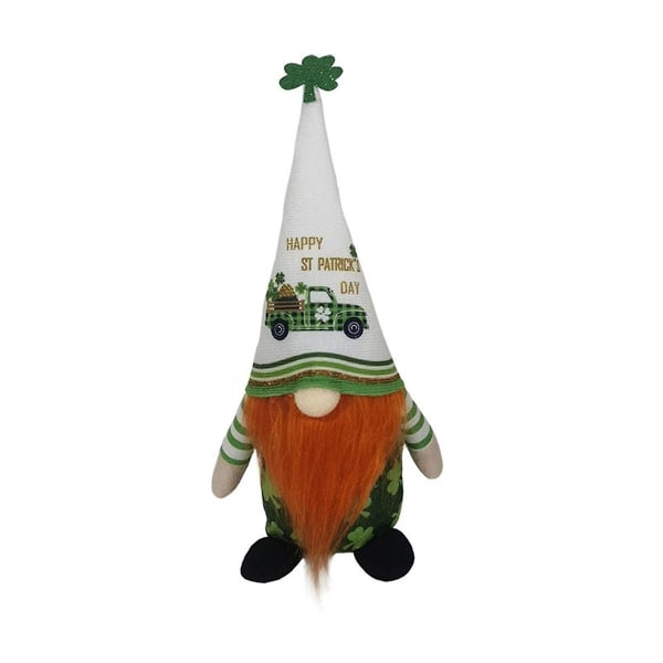 St's Day Gnomes Dukke Saint Patricks Grøn Ansigtsløs Dukke Decor Pendant Home Decoration-a