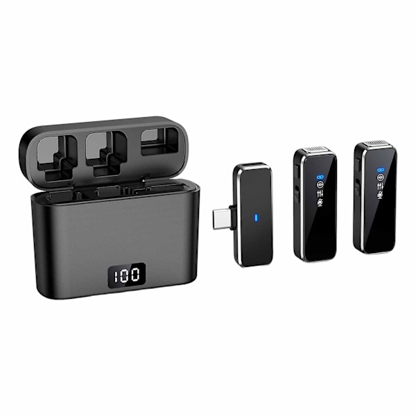 1 Set N3 Audio Mikrofon Hög Fidelitet Brusreducering Mini Trådlös Videomikrofon för Hemmet