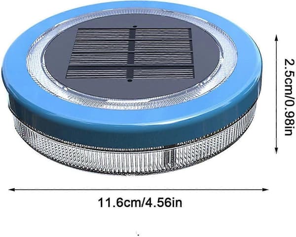 Flydende Solar Pool Lys, Solcellelampe til Swimmingpool, Akvarium, Dam, Swimmingpool, Have, Vaser