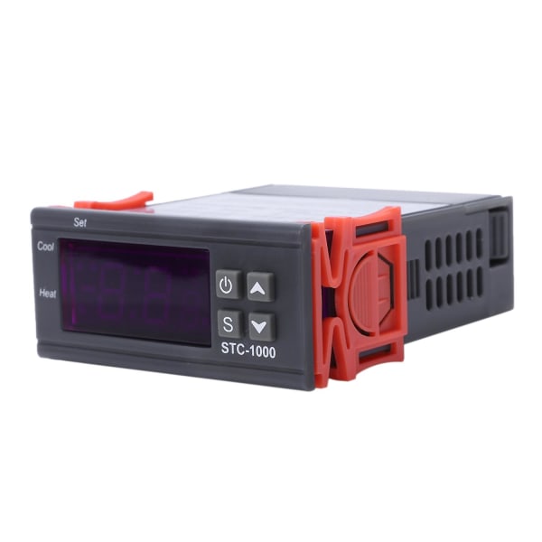 220v Digital Stc-1000 temperaturregulator termostatregulator+sensorsonde