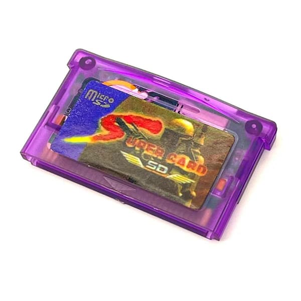 Supercard Kort Micro-SD Kort Adapter til SP GBM NDSL GBASP Burning , B
