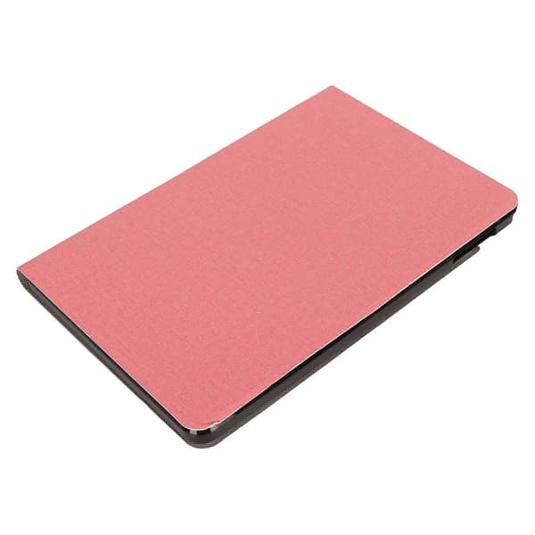 PU Läder Slim Fällbart Ställ Fodral Multi Vinkel Justering Ersättning för Blackview Tab7 WIFI Rosa
