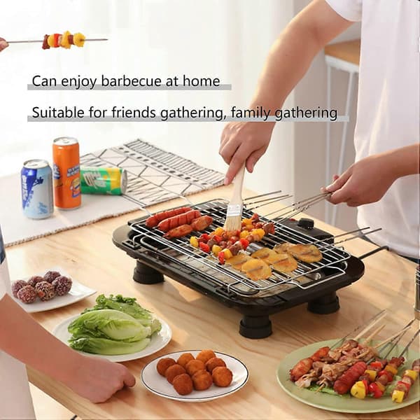Sähkögrilli Savuton Grilli Teppanyaki Sisä-/Ulkokäyttöön