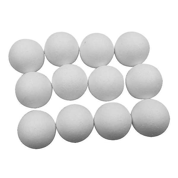 36mm 1.42\" Purewhite Bordfodboldbold med ru overflade
