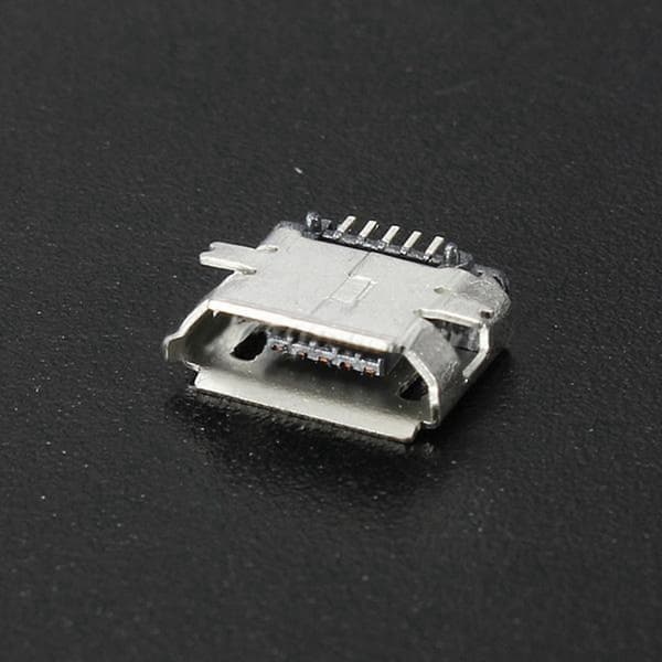 100 st USB Typ B Honkontakt 5-polig Socket Jack Connector Port PCB-kort