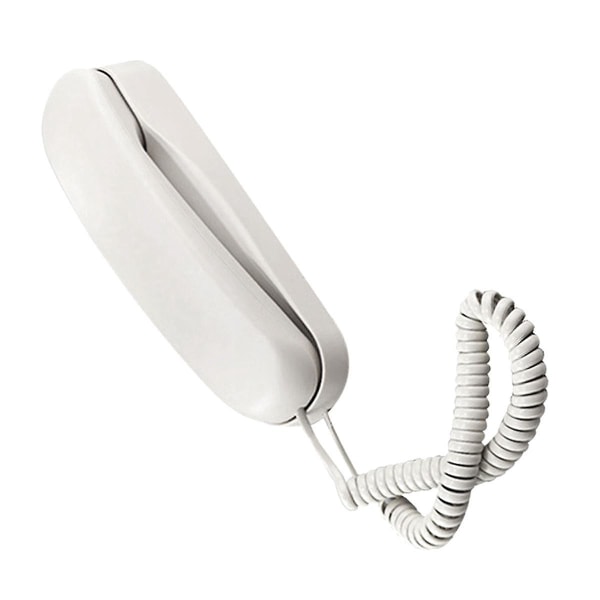 Trådbunden väggtelefon, Hotel Small Phone, Lämplig för hem/badrum/skola/kontor Fast väggtelefon, Whistl