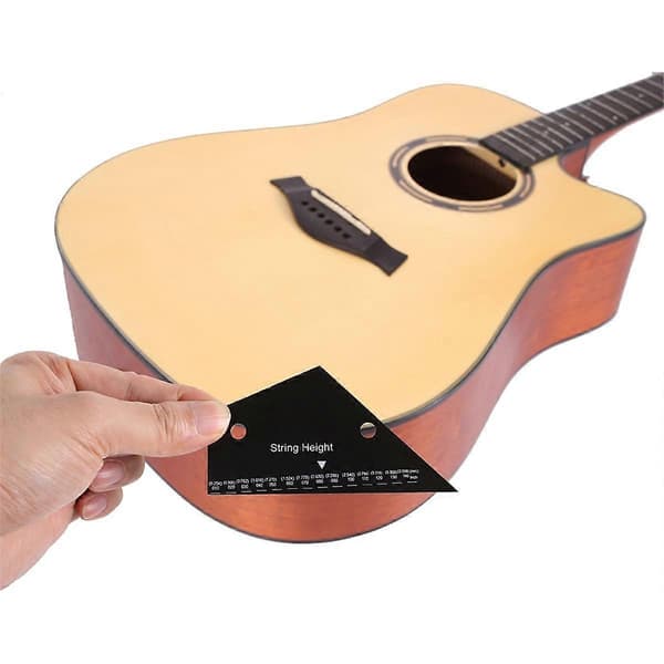 Gitarrbandnivålinjal Akustisk Gitarr Greppbräda Rak Luthiers Verktyg Stränghöjdslinjal M