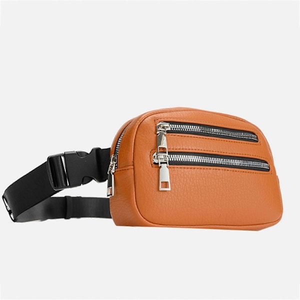 Dame/Herre Retro Midjeveske Lær Fanny Pack Gate Skulderveske for Camping Reiser Utflukt