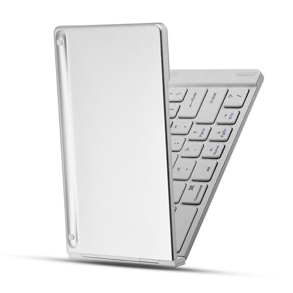 Bærbar Magnetisk Sammenleggbar Trådløst Bluetooth-tastatur for Android IOS Windows YEMMA