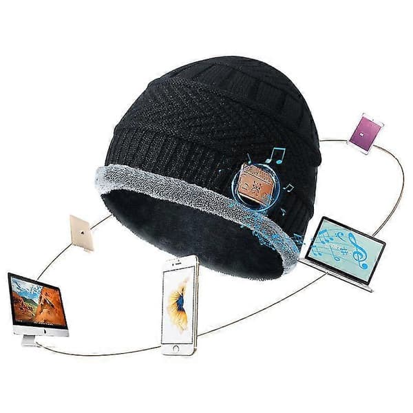 Trådløs Bluetooth Lue med Skjerf