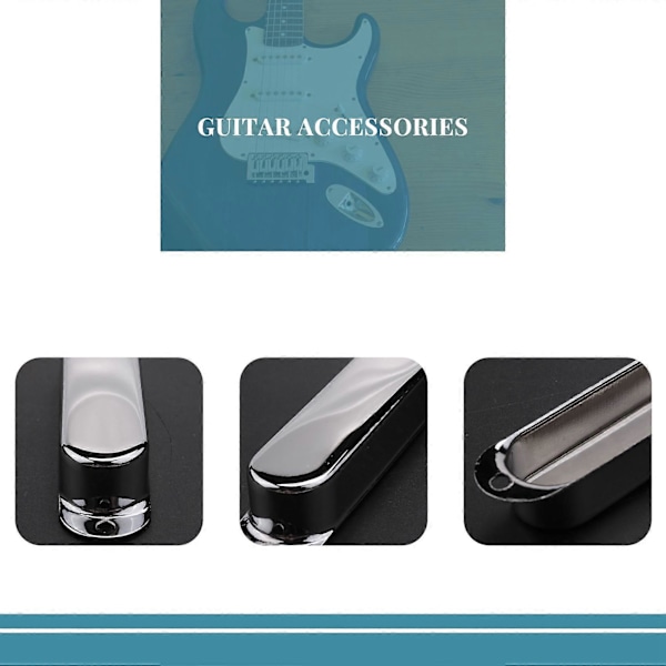 3 stk. Krom Metal Forseglet ST Strat Guitar Pickup Dæksler 3 Lukkede Single Coil Pickup Dæk til