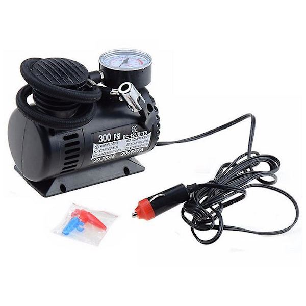 Kannettava Auton Ilmapumppu 300 Psi 12v Ilmapumppu Auto Mini Ilmapumppu Renkaiden Täyttölaite Renkaiden Paineen Testauksella Autolle Pyörälle