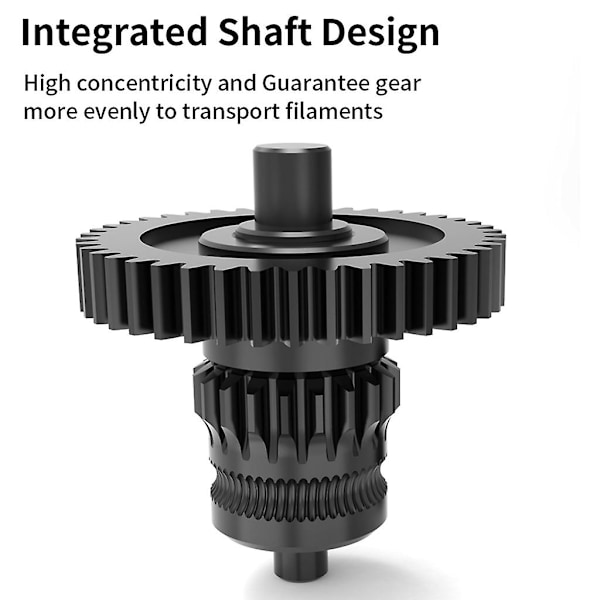 Sømfri Gear Kit til 3D Printer Sprites Extruder Gear Forbedret Ydeevne