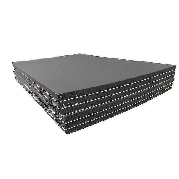 9 stk 6mm selvklebende bil lyddemping demper skumplate isolasjon 30x50cm