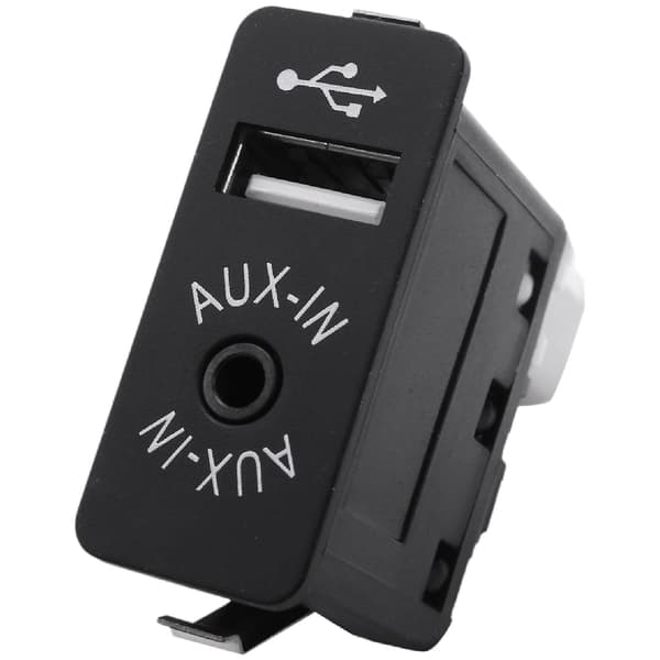 Bil Aux Usb Port 12-stifts Bluetooth-gränssnittspanel Musikadapter för BMW för Mini Cooper E39