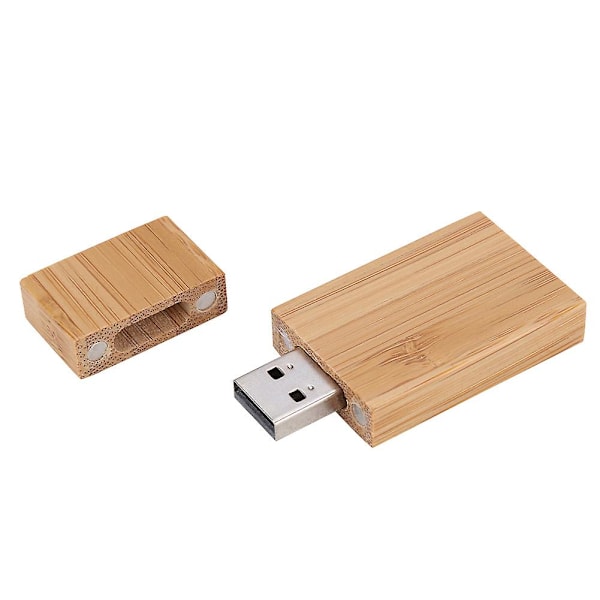 Lång Trä USB 2.0 Flash Drive - 64GB