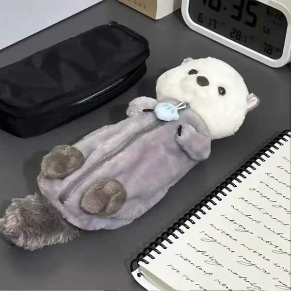 Plush-docka Pennfodral 3D Fylld Pennlåda Mjukt Djur Pappersvarubag Barn Pappersvaror Väskor YEMAA