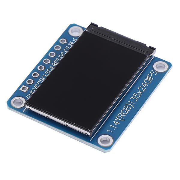 Højkvalitets 1.14in TFT IPS Display Modul med ST7789, 8Pin