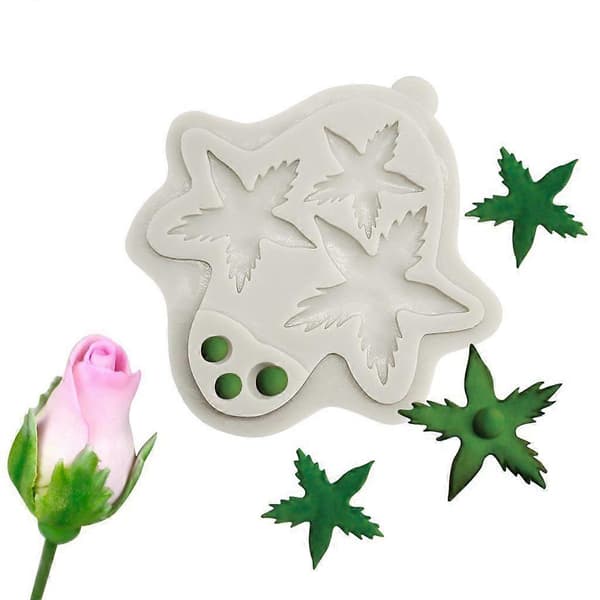 Slik Chokolader Gummy Silikoneforme Non-Stick Bladeforme til Bagning