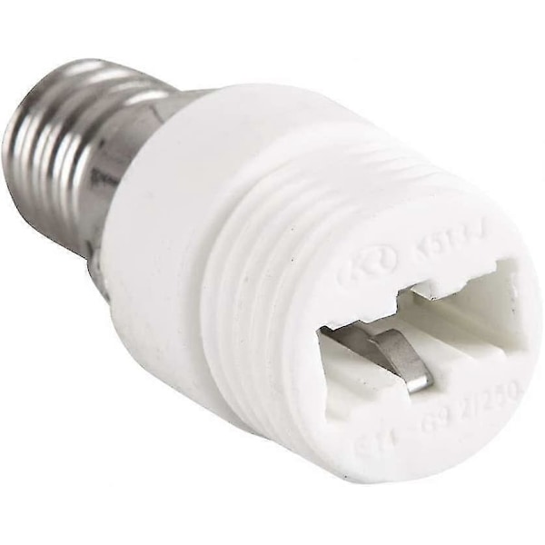 2-pak E14 til G9 keramisk sokkeladapter for LED, halogen, CFL lyspærer