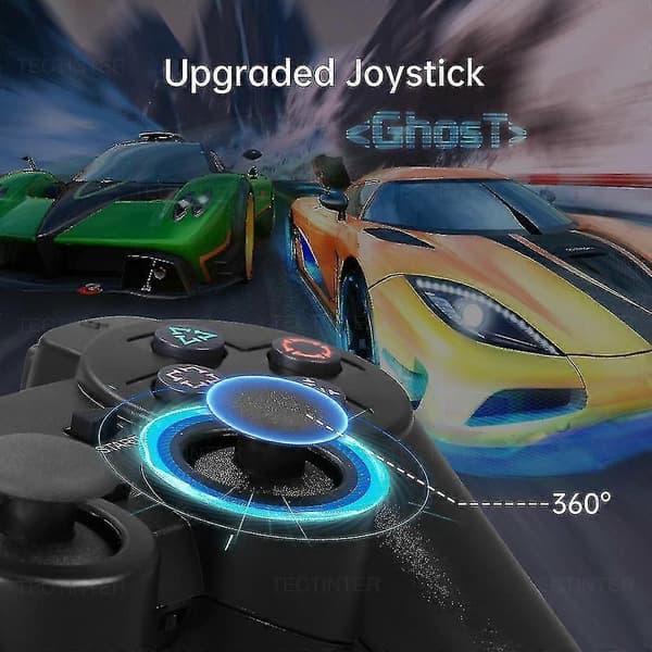 Trådløs controller til Sony Playstation 2 Gamepad Dual Vibration Shock til Ps2/ps1 Joypad Joystick Controle Usb Pc Spillekonsol Lilla