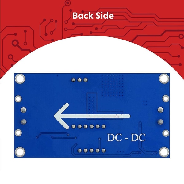 3 stk Lm2596s Step-down DC-DC Modul til 4-40V til 3.3-24V med 3-cifret display