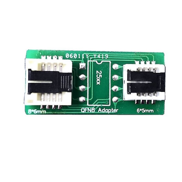Qfn8 /wson8/mlf8/mlp8/dfn8 To Dip8 Universal to-i-ett-sokkel/adapter Kompatibel med både 6*5 mm og 8*6 mm brikker