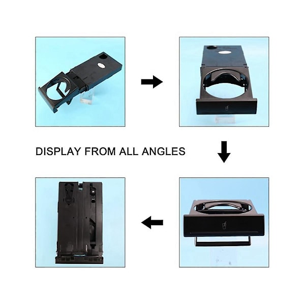 4b0862534d Foldbar Koppbærer Drikkeholder Bil For A6 C5 1998-05 A4 98-2002