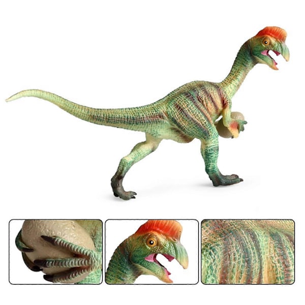 Guttegave Dinosaurmodell Solid Håndmalt Minnefigur